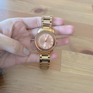Movado Bold womens watch in rose gold